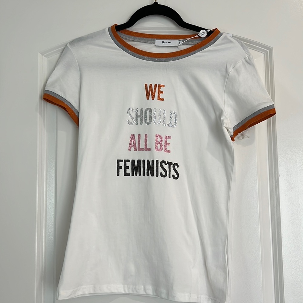 We Should All Be Feminists tshirt. Size small/medium